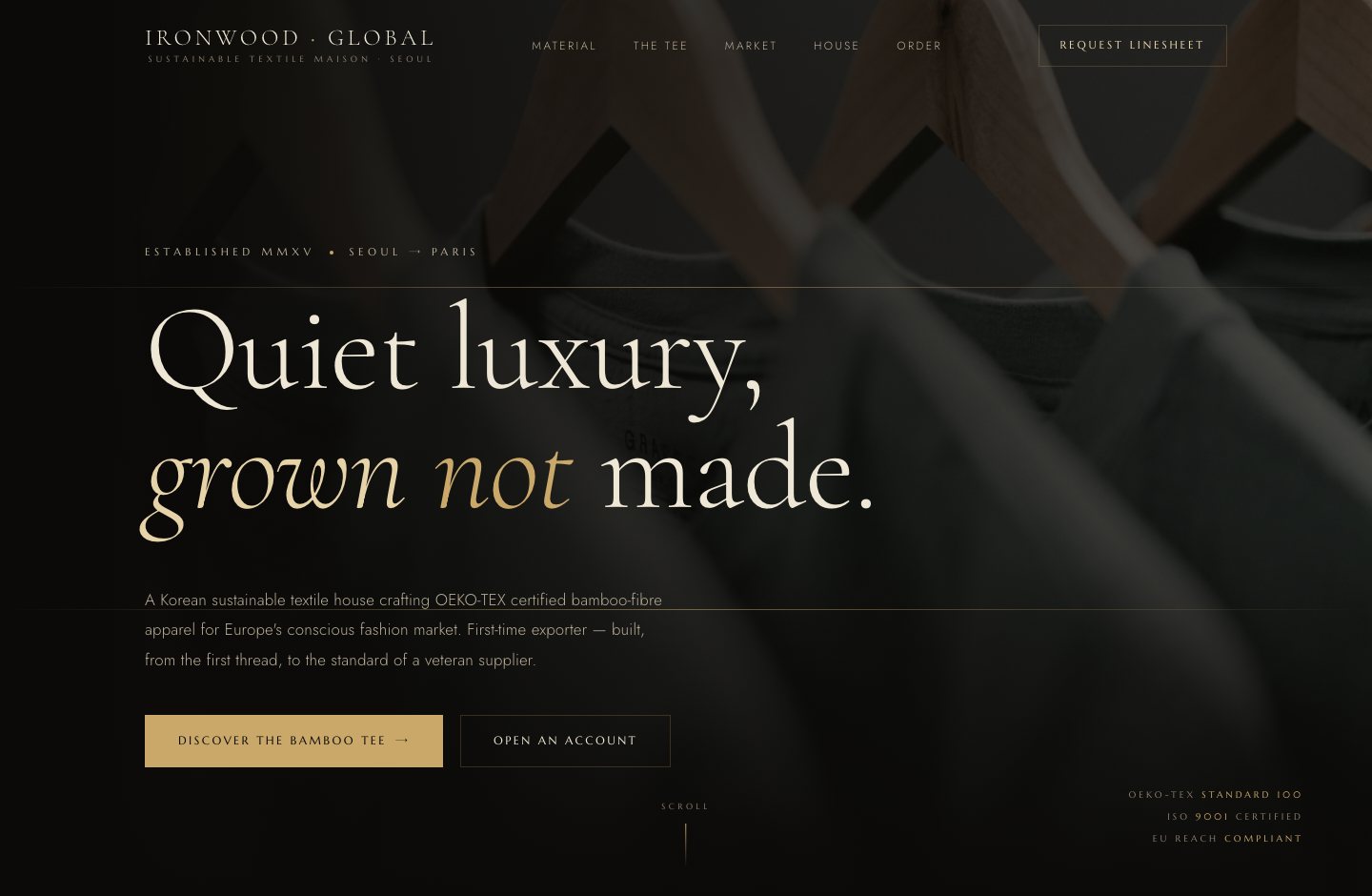 Luxury Dark 디자인 미리보기